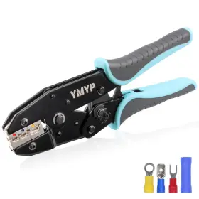 Yf-03c Ymyp Crimping Tool For Insulated Electrical Connectors - Ratcheting Wire Crimper