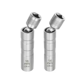 2404030ll-sps-y Ysil 14mm And 16mm Thin Wall Magnetic Swivel Spark Plug Socket 12-point 3/8 Inch Dri