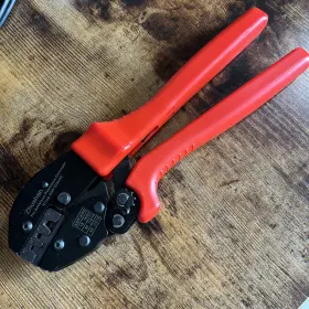 Zhushan 63-802-pp Ratcheting Crimping Tool For Anderson Power Pole Type Connectors 15 30 45 Amp