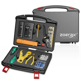 Gjb-6088tz02-zl Zoerax Network Tool Kit 11 In 1 Professional Rj45 Crimp - Pass Through Cri