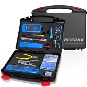 Yt-ntk-m11 Zoerax Professional Network Tool Kit 14 In 1 - Rj45 Crimp Cat6 Pass Through C