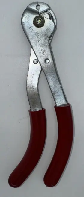 Y604016 Zoro Select 8 Inch Cable Crimpers Crimping Tool 1/16 Red Handle