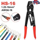 HS-16 Crimping Pliers Cable Lug Crimper Tool Bare Terminal Wire 1.25-16 New. Price: $29.99.
