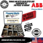 Thomas And Betts Color Keyed Lugs Assortment Set 246 Pieces 16 Variant New. Price: $196.91.
