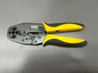 (k) Klein Tools VDV200-010 Ratcheting Cable Crimper Crimping Vgc Used. Price: $35.00.