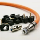 RG11 Direct Burial Underground Coax Cable Indoor Outdoor Trishield Black/orange New. Price: $44.67.