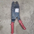 Burndy OH25 Hand Crimper Tool With Red Sheath Used. Price: $105.00.