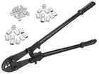 Wire Rope Crimping Tool, 25 Inch Heavy Duty Hand Swaging Chrome New. Price: $92.99.