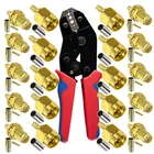 Cable Crimping Tool And 10PCS Female Connectors For RG174 RG3... New. Price: $42.99.