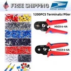 1200PCS Cable Wire Electrical Ferrule Crimper Terminals /plier Crimping Tool Set New. Price: $22.99.