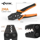 Kf Cptec Ratchet Wire Crimper For 22-10AWG Non-insulated Terminals, 1.25-6MM New. Price: $23.99.