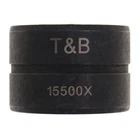 Thomas & Betts 15500X Shell Die Indentor, For Crimping 4/0 Weld, 550/24 Wire New. Price: $249.50.