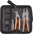 Icrimp Ratchet Wire Crimping Tool Set W/ 5 Interchangeable Jaws Orange, Grey New. Price: $47.69.