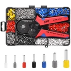 1700 Pcs Ferrule Crimping Tool Kit With Hexagonal Crimper Insulated Wire End New. Price: $27.90.