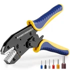 Ferrule Crimping Tool 24-8 Awg Ratchet Wire Sleeves Crimper New. Price: $29.57.