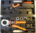 Hzlzrz YQK-1632D Hydraulic Copper Pipe Crimping Tool With Dies And Case Used. Price: $59.95.