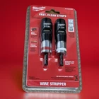 Milwaukee 48-32-6405 2-PIECE Solid Wire Stripper Set (12 & 14 Awg) New. Price: $32.95.