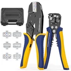 Haisstronica 6 1 Crimping Tool Kit And Wire Stripper, Ratcheting Crimper New. Price: $116.65.