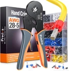 Preciva Ferrule Crimping Kit Square Tools Ratchet Jaw Wire Crim... New. Price: $52.90.