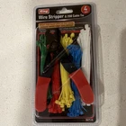 King Wire Stripper & 200 Cable Ties Set 4 Inch Red Multi-color Mpn 0671-0 New. Price: $7.99.