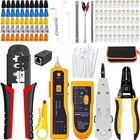 Leatbuy RJ45 Tool Kit CAT5 Crimper CAT6 Crimping Set 50PCS Conne New. Price: $68.75.