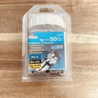 Ideal RG-6/6Q Plenum Compression Connector Pack Of 50 New. Price: $23.95.