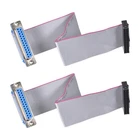 Uxcell Idc Wire Flat Ribbon Cable DB25 Female FC-26 Connector... New. Price: $14.52.