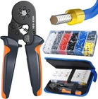 Ferrule Crimping Tool Kit With 1900PCS Wire Connectors, Hexagonal AWG23-10 Sawto New. Price: $39.97.