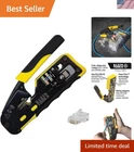 80024 Ratcheting Data Cable And RJ45 Crimp Tool With Plug 50-PACK, Pass Thru ... New. Price: $163.57.