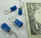 Lot 50 Burndy Vinyl Insulated Flanged Fork Crimp Terminal 16-14 Awg 600V BA14EZ6 New. Price: $19.95.