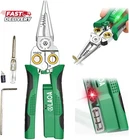 Laoa 8-IN-1 Wire Stripper With Non-contact Voltage Tester, Professional Electric New. Price: $21.37.