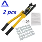 2 Hydraulic Wire Crimper Crimping Tool Battery Cable Lug Terminal 11 Dies 16MT New. Price: $66.92.