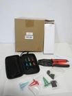 Jrready ST2190 Deutsch Tool Kit Open Barrel Crimper For Size 16 & 20 Stamp New. Price: $134.95.