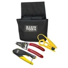 Klein Tools Coax Kit: Crimp, Compress, Install, For F-connectors VDV012-811 New. Price: $49.95.