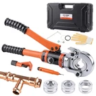 Hzlzrz Pro Press Copper Pipe Crimper Tool Kit With Dies (1/2" 3/4" 1") New. Price: $145.00.