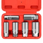 3/8" Drive Spark Plug Socket Set, 6PCS, 6-POINT, Sae And Metric, Cr-v Steel New. Price: $23.99.