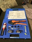 R-5648B Coax Tool Kit Mfg: Lucent Crimp Heads Striper, Splicer, Etc Used. Price: $45.00.