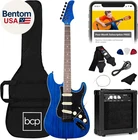 39IN Full Size Beginner Electric Guitar Starter Kit W/case, Strap, 10W Amp, Stri New. Price: $221.86.