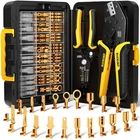 Dxcrimp Spade Kit, 21 Types Wire Connectors With Crimping Tool New. Price: $39.47.