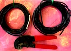 Surplus 25' RG58C/U & 14.5' RG223/U Coaxial Cables W/crimper *ships From Usa* New. Price: $24.99.