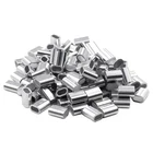 100PCS 3/32 Inch Wire Rope Sleeves Aluminum Clip Fittings Cable Crimps New. Price: $14.45.