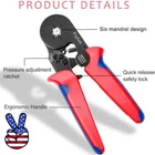 Hexagonal Crimping Tool, HSC8 6-6 AWG23-10 Self-adjusting Ratchet Wire Ferrule New. Price: $21.99.