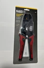 Klein Tools 3005CR Ratcheting Crimper For 10-22 Awg Insulated Terminals New. Price: $22.00.