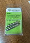 Greenlee 03961 Replacement Blades (lot Of 5) New. Price: $45.00.