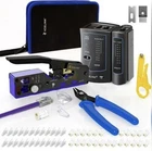 Vcelink Network Tool Kit GU013 With Crimper, Stripper, Tester, Connectors Open. Price: $21.96.