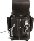 Southwire POUCH4 Leather Tool Pouch; 5 Pocket With Electrical Tape Chain New. Price: $43.09.