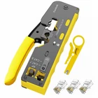Yankok All-in-one Through Crimper Crimps RJ45 Pass-thru Black,yellow New. Price: $28.88.