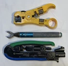 Jonard Tools CT-200 3/4 In Crimper RG-59, RG-6, And RG-11 Used. Price: $29.98.