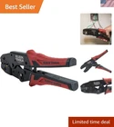 Klein 3005CR Ergonomic Wire Crimper For Professional Use 10-22 Awg Compatible New. Price: $90.99.