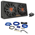 Rockville RG212CA 2000W Dual 12" Vented Powered Car Subwoofer Enclosure+amp Kit New. Price: $254.95.